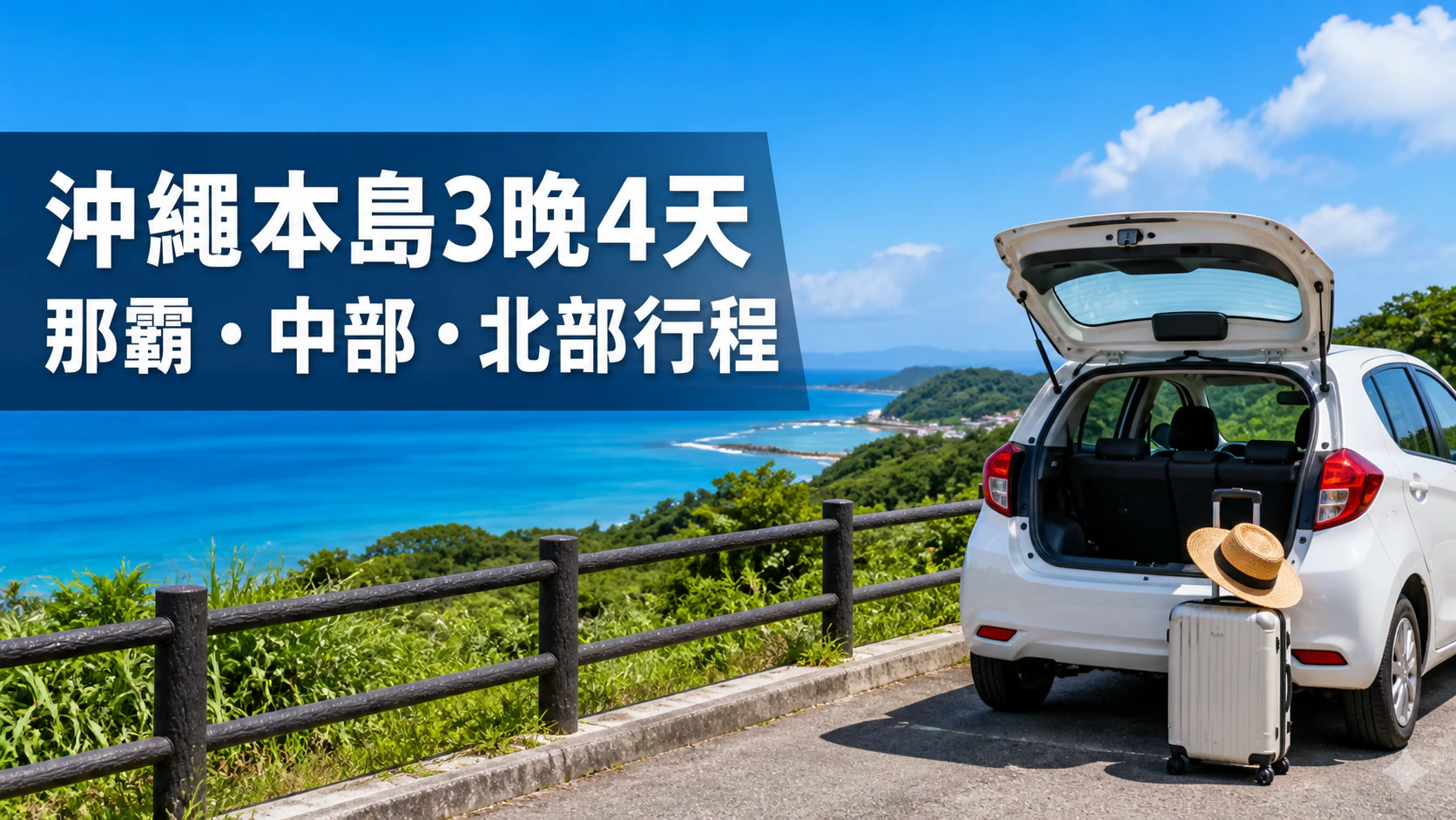 沖繩本島3晚4天輕鬆走訪那霸、中部與北部的旅行規劃畫面
