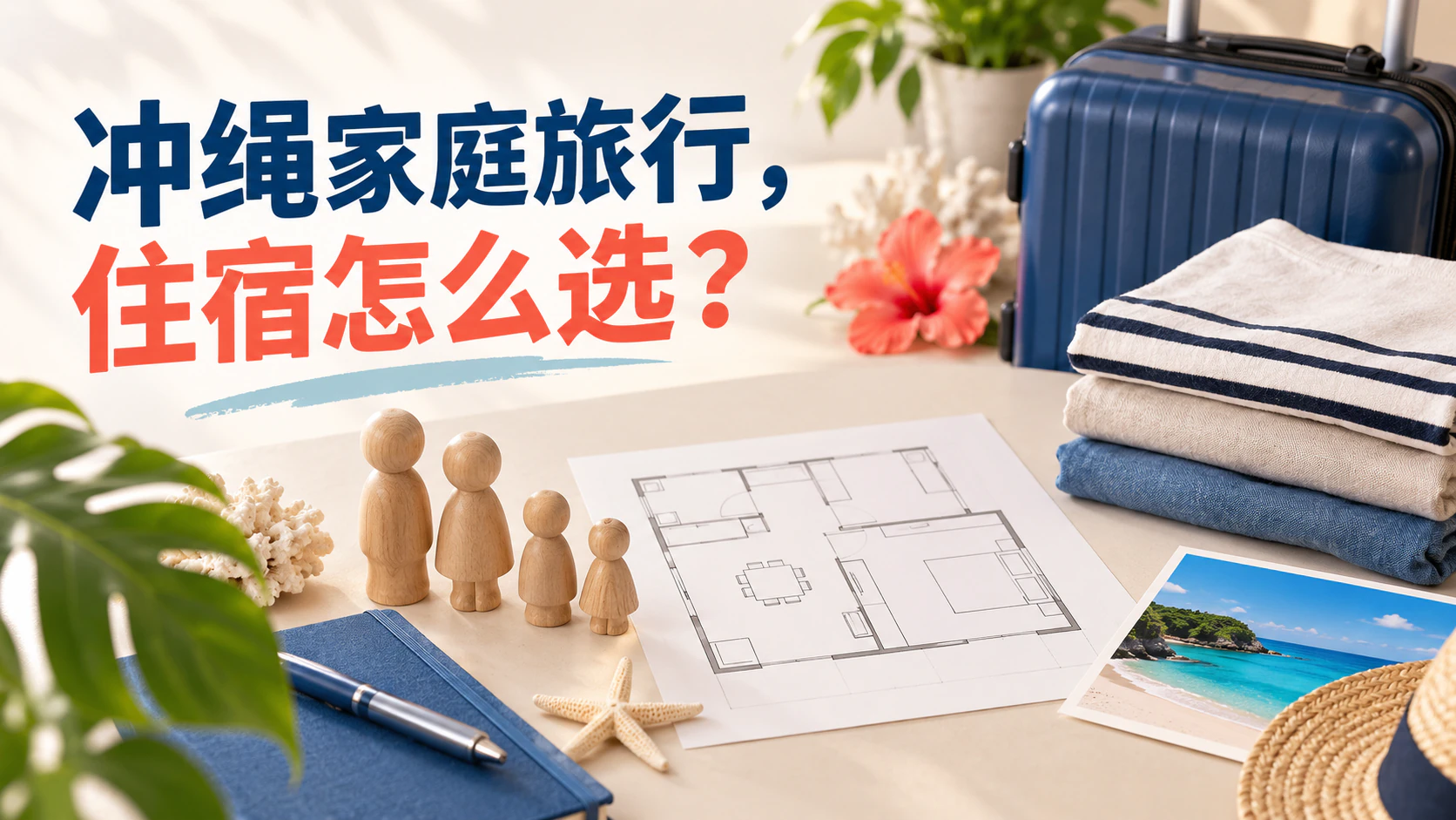 家人与亲属依据房间分配、洗衣和采购需求比较冲绳住宿