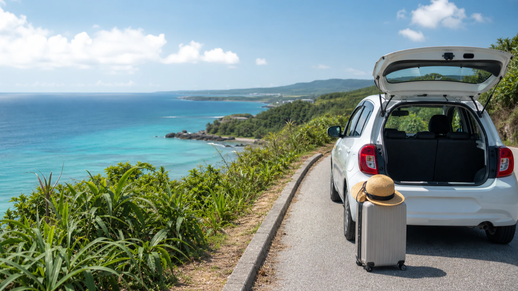 A calm Okinawa Main Island road trip plan linking Naha, Central Okinawa, and Northern Okinawa over three nights